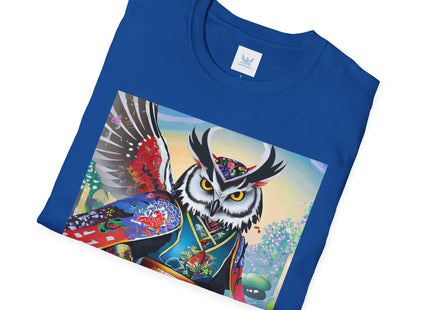 Cyberpunk Samurai Owl Softstyle T-Shirt