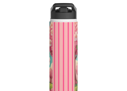 Sakura Sentinel Stainless Steel Water Bottle, Standard Lid