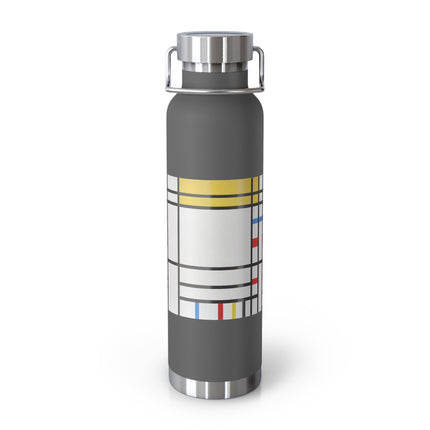 Place de la Concorde by Piet Mondrian Copper Vacuum Insulated Bottle, 22oz