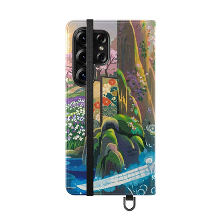 🐆⚔️ Circuit Samurai Jaguar Flip Case – Neon Power & Electric Honor