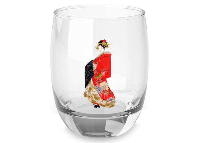 Japanese Woman by Hosoda Eishi Whiskey Glass