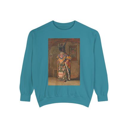 A Buddhist Lama by Vasily Vereshchagin Garment-Dyed Sweatshirt