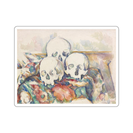 The Three Skulls by Paul Cézanne Kiss-Cut Stickers (4 Sizes)