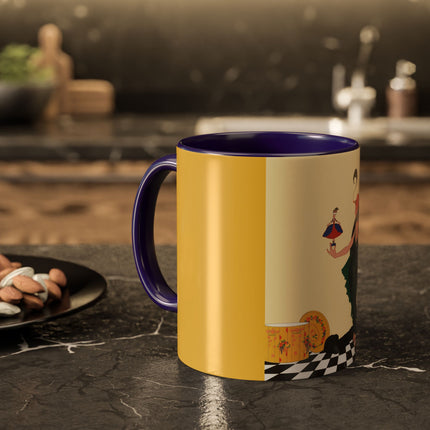 The Marionette Colorful Mugs – Theatrical Glamour & Cabaret Elegance