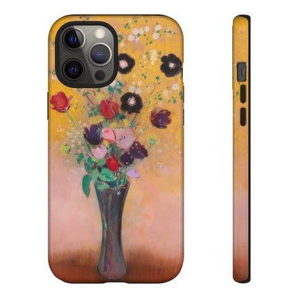 Vase of Flowers by Odilon Redon Phone Cases
