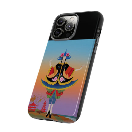 Colorful Dancer Phone Case – Vibrant Grace & Cultural Elegance