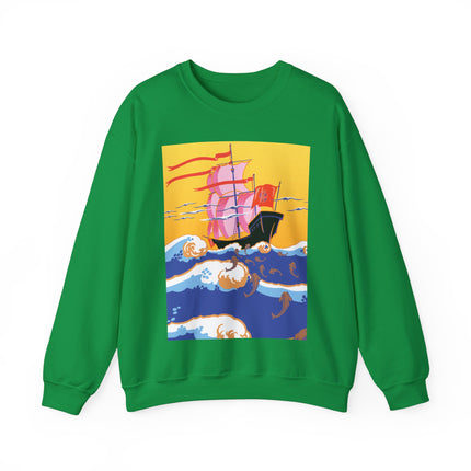 Golden Seas and Whimsical Dreams Heavy Blend™ Crewneck Sweatshirt
