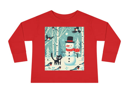 Frosty Forest Friends Toddler Long Sleeve Tee