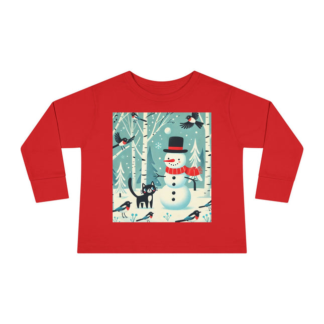 Frosty Forest Friends Toddler Long Sleeve Tee