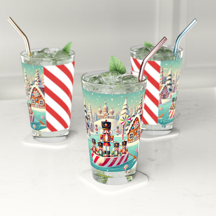 Nutcracker Candy-Striped Adventure Glass, 16oz