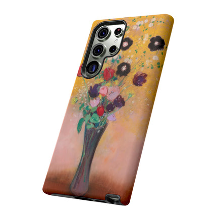 Vase of Flowers by Odilon Redon Phone Cases