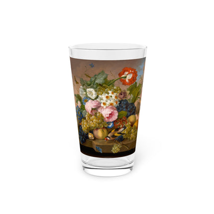 Floral Still Life by Franz Xaver Petter Glass, 16oz