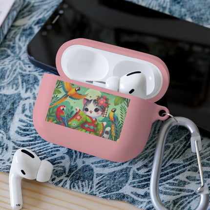 Parrot Dance of the Geisha Kitten AirPods and AirPods Pro Case