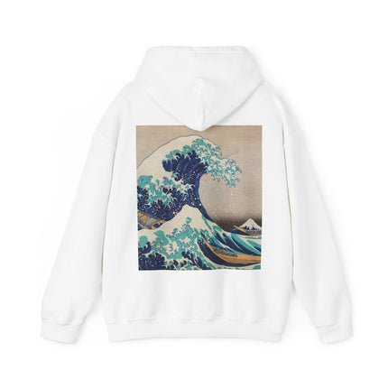 The Great Wave off Kanagawa by Katsushika Hokusai Heavy Blend™ Hooded Sweatshirt