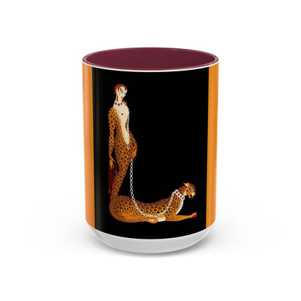 Leopard Queen Colorful Mugs – Wild Beauty & Art Deco Glamour
