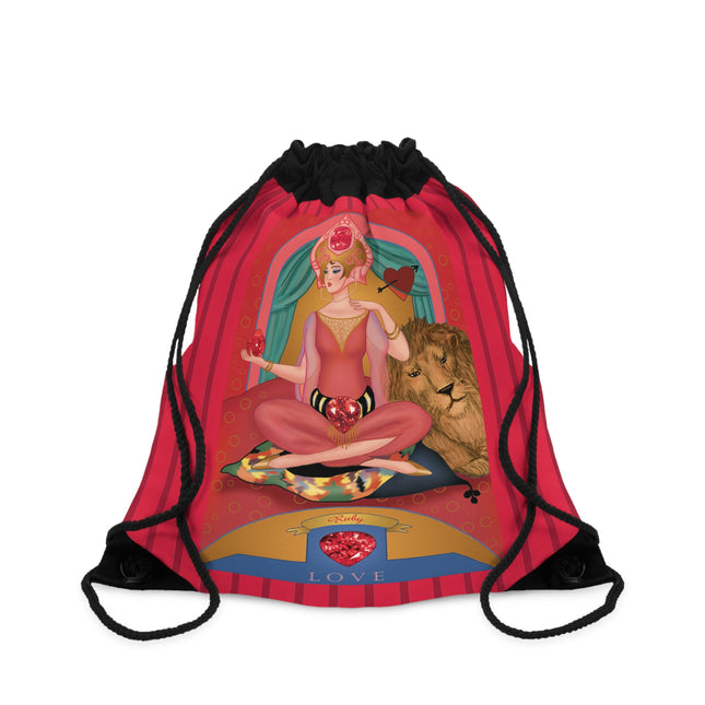 July & Ruby Zodiac Drawstring Bag