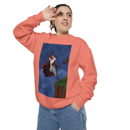 The Enchanted Witch Unisex Garment-Dyed Sweatshirt