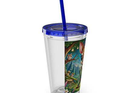 Fawn Defender Sunsplash Tumbler with Straw, 16oz