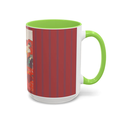 Les Coussins by Georges Lepape Colorful Mugs (11oz, 15oz)