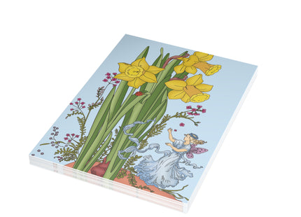 Daffodil Fairy Postcards (envelopes included) - Bundles of 10, 30, 50 Pieces