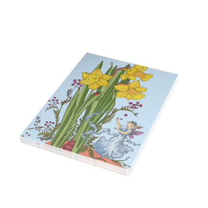 Daffodil Fairy Postcards (envelopes included) - Bundles of 10, 30, 50 Pieces