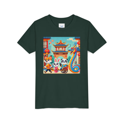 Lantern Street Dragon Parade Youth Short Sleeve Tee