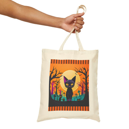 Phantom Parade Cotton Canvas Tote Bag