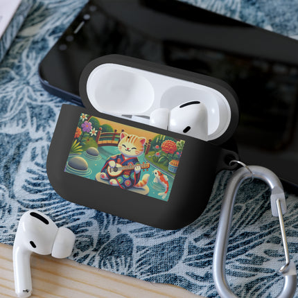 Melodic Kitten by the Koi Pond AirPods and AirPods Pro Case