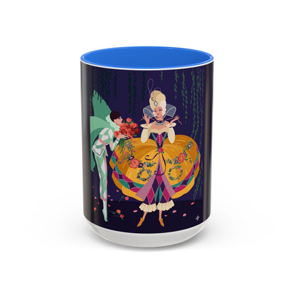 Moonlit Masquerade: The Fairy Queen's Ball Colorful Mug (11oz, 15oz) – Fairy Tale Elegance, Fantasy Charm & Enchanted Style