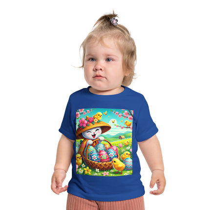 Geisha Kitten’s Easter Delight Baby Short Sleeve T-Shirt