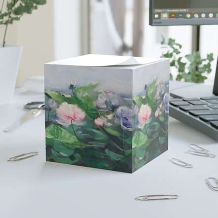 Water Lilies by Karl Hagemeister Note Cube
