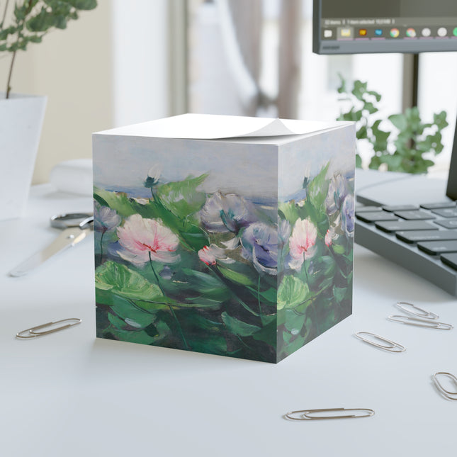 Water Lilies by Karl Hagemeister Note Cube