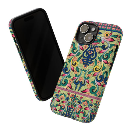 Colorful Flower Pattern by Owen Jones Phone Cases