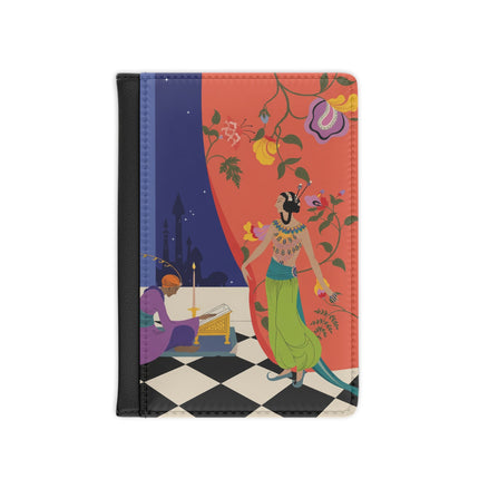 Midnight Arabian Reverie Passport Cover – Mystical Elegance & Enchanted Nights