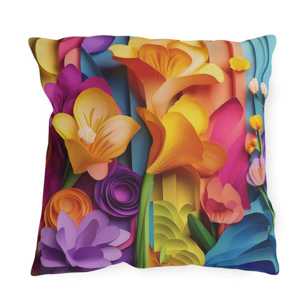 The Graceful Freesia Outdoor Pillows