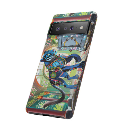 Cyber Panther's Hunt Phone Cases