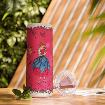 Cupid’s Charm Skinny Matte Tumbler, 20oz