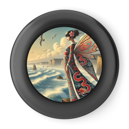 Coastal Fairy Wham-O Frisbee – Serene Wings & Dragon Tides