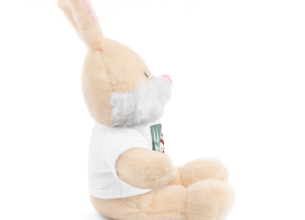 Candy Cane Timekeeper Bunny Stuffed Animals with Tee