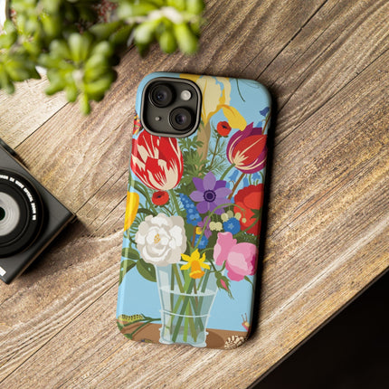Spring Bouquet Phone Case – Vibrant Blooms & Whimsical Charm