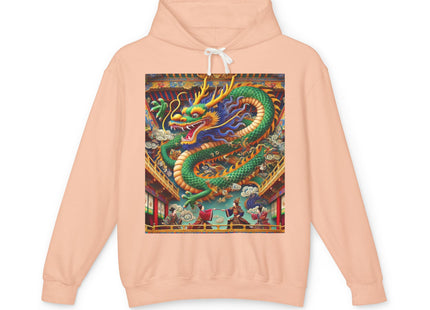Tibetan Dragon Over Kabuki Duel Hoodie