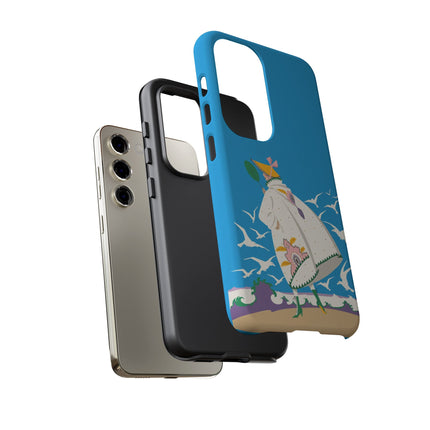 Seaside Wanderer Phone Case – Whimsical Charm & Coastal Delight