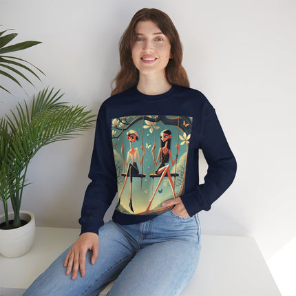 Whispers on the Spring Swing Heavy Blend™ Crewneck Sweatshirt