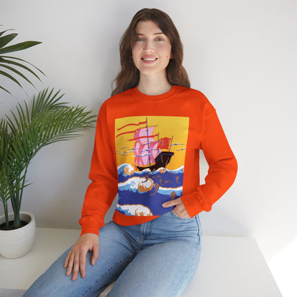 Golden Seas and Whimsical Dreams Heavy Blend™ Crewneck Sweatshirt
