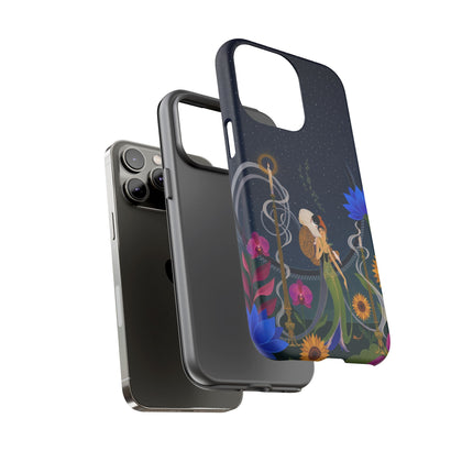 🌙🕯️ The Lady Of The Midnight Garden Phone Case – Art Deco Nocturne