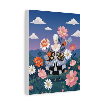 🌸🎀 The Grand Floral Promenade Placemat – Art Deco Fashion Fantasy