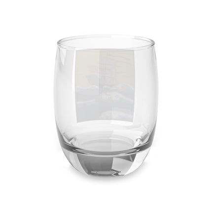 Golden Seas and Whimsical Dreams Whiskey Glass