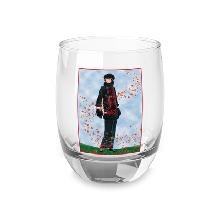 Elegance in Autumn Whiskey Glass