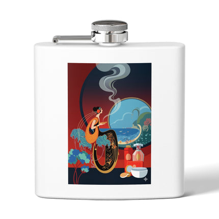 Golden Day Serenade Stainless Steel Flask – Elegant Harmony & Sunlit Grace