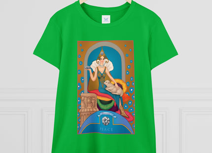 April & Diamond (from the Gem Series) by Sofia Chiostri Women's Midweight Cotton Tee